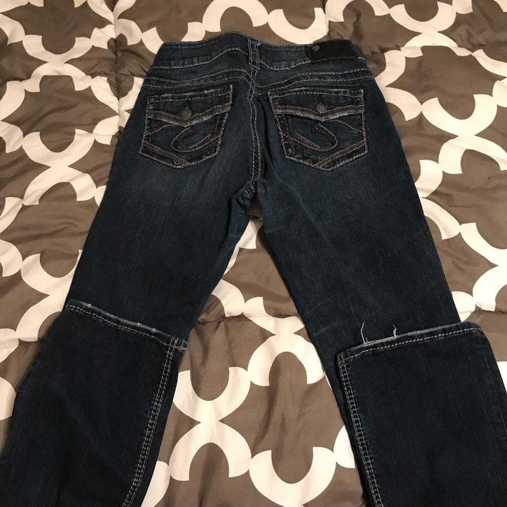 Silver jeans